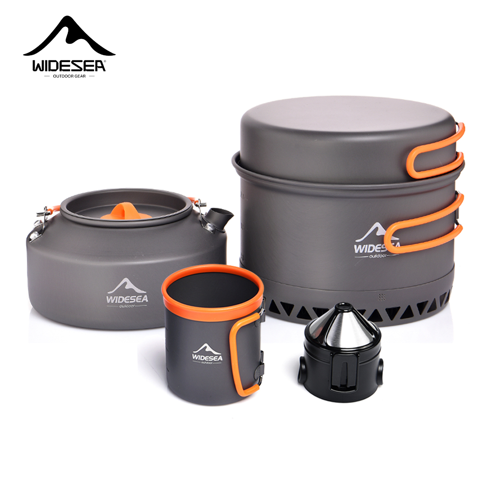 Coffee Equipment For Camping - Zestaw naczyń kempingowych, naczynia turystyczne, garnki,