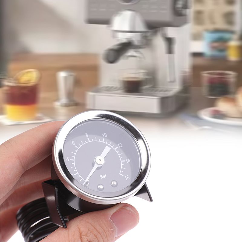 Pressure Gauge Espresso - Manometr wysokociśnieniowy 16 barów, odpowiedni do