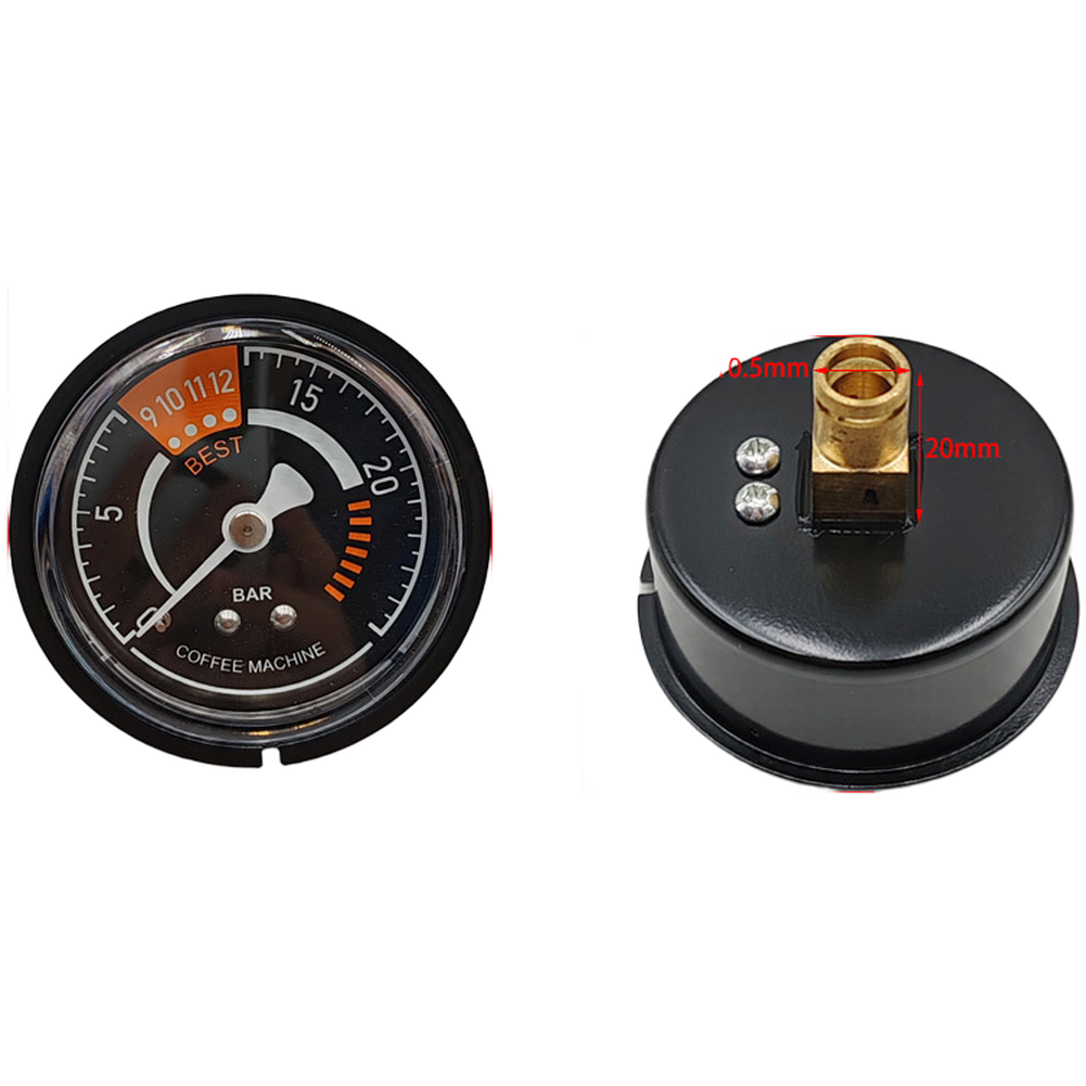 Pressure Gauge Espresso - Manometr do ekspresu do kawy, precyzyjny