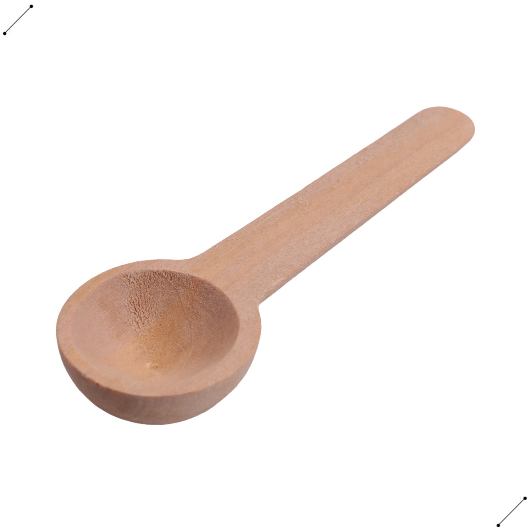 Coffee Equipment And Tools - 100 sztuk Mini drewniane łyżki Małe