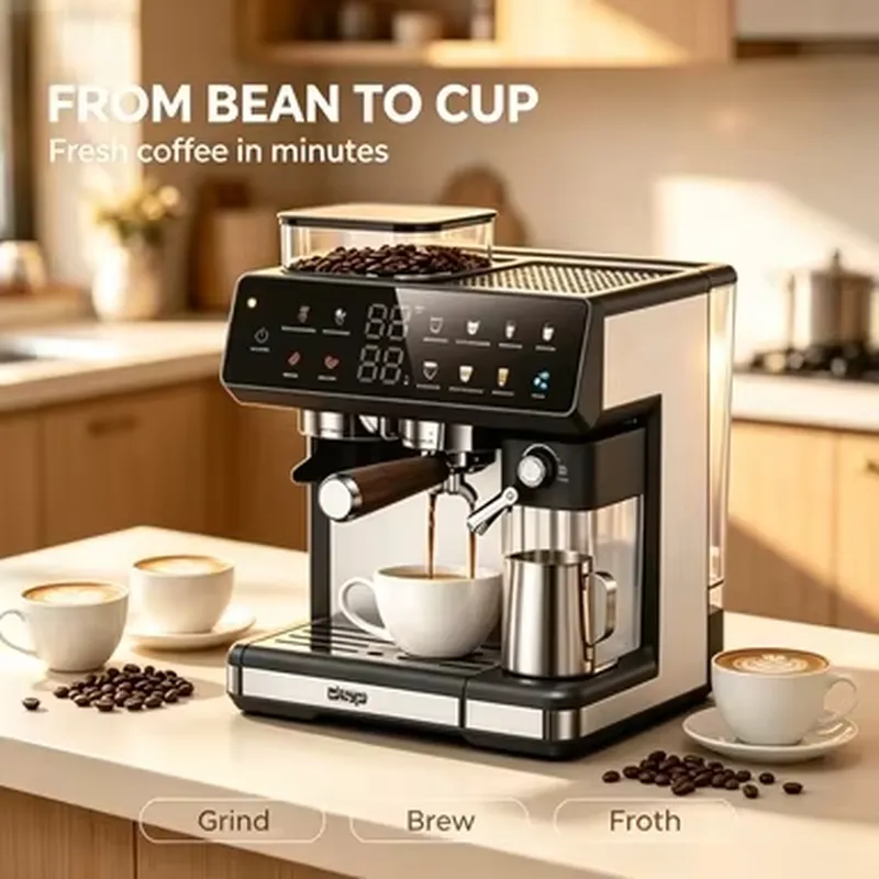 Lekki, ręczny ekspres do kawy  – Pressure Gauge Espresso recenzja i cena