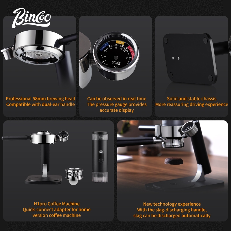 Dedykowana podstawka Bincoo H1 – Pressure Gauge Espresso recenzja i cena