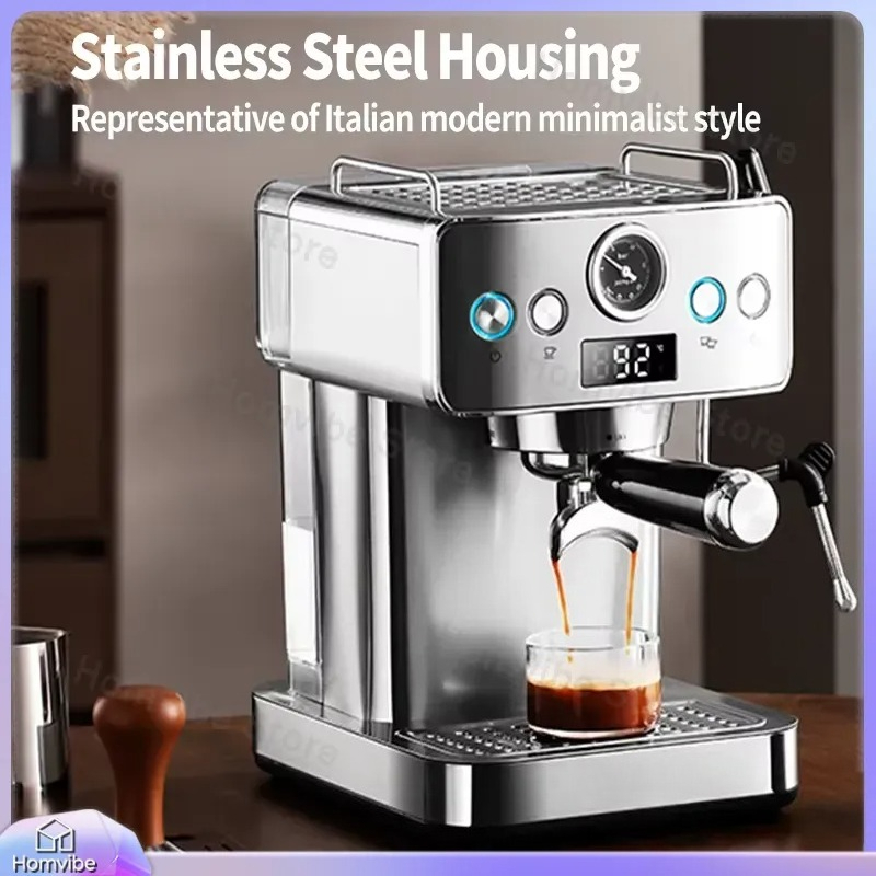 Ekspres do kawy 20 bar, półaut – Pressure Gauge Espresso recenzja i cena