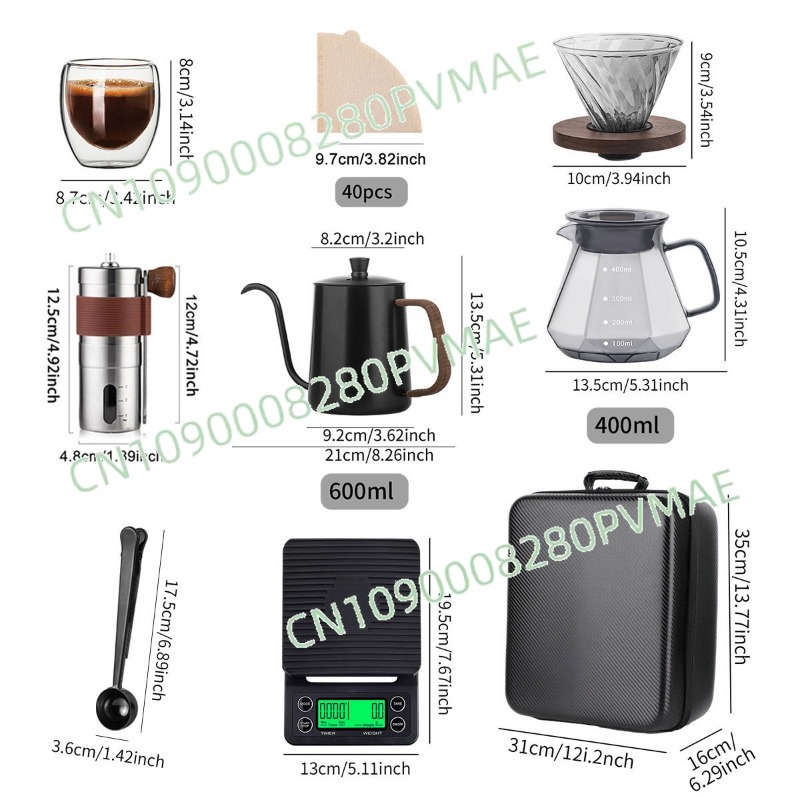 Zestaw do kawy przelewowej, id – Coffee Equipment For Camping recenzja i cena